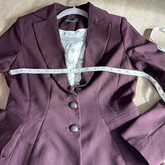 White House Black Market Women's port houndstooth Blazer 2 - Picture 7 of 10